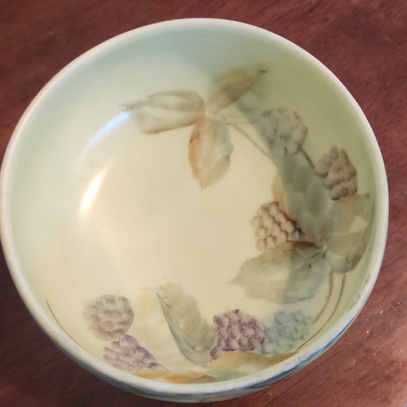 Vintage Imperial PSL Porcelain Compote Pedestal Bowl Floral Cottagecore - Picture 4 of 6
